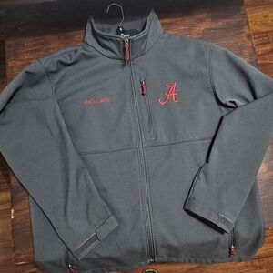 Columbia ALABAMA Men's Gray Jacket with Red Accents
